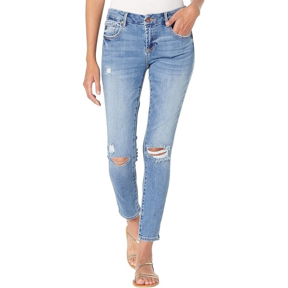 DEAR JOHN Women's Joyrich Jeans in Budapest‎ - Budapest 25 - Light Blue Wash
